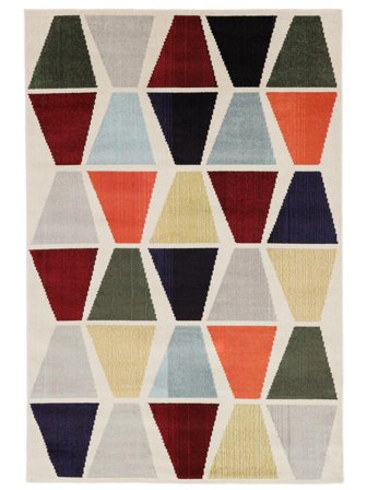 Geometric Triangel 2 Rug - Multicolor 160X230