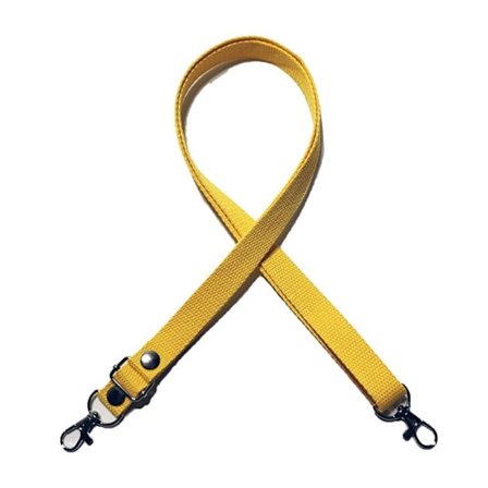 Kangaslaukkuhihna Olkalaukun vyöt KELTAINEN
