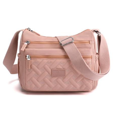 Kvinders Crossbody Taske Multi-Lommer Nylon Vandafvisende Letvægts