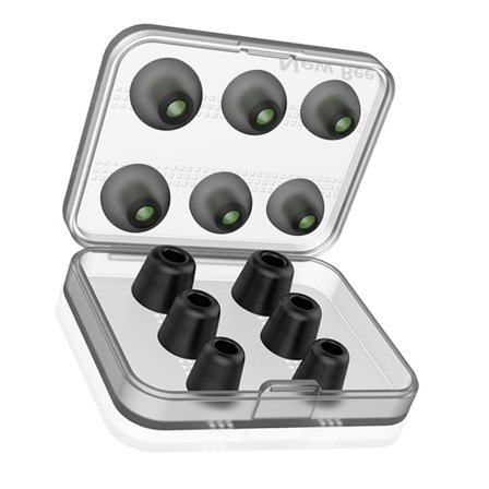 Ersättningsöronproppar i minnesskum, brusreducerande öronproppar för in-ear hörlurar