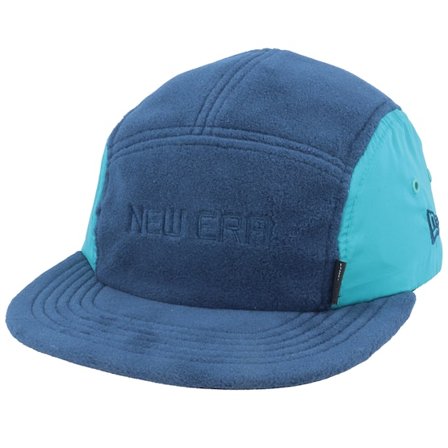 New Era - Bleu 5panel Casquette - Polartec Camper Navy/Teal 5-Panel @ Hatstore