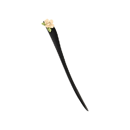 Hiuspuikot, retrokangaskukka puinen hiustikku, elegantti hiuskoriste naisille