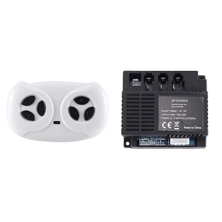 [CA]Jr1922rxs 12V Elbil for Barn 2.4g Bluetooth Fjernkontroll og Mottaker egnet for Barn Electri-B8 Hvit/svart