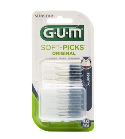 Gum Soft Picks Original mellomromsbørste/tannstikker XL 40 stk