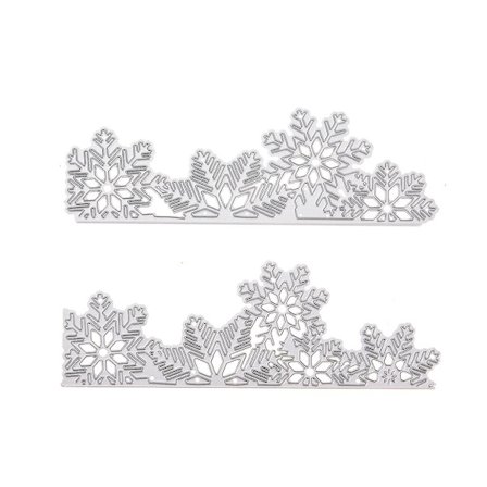 Lumikide-aiheinen metallinen leikkuumuotti, sabluuna, askartelu, leikekirja, albumi, leimasin, paperikortti