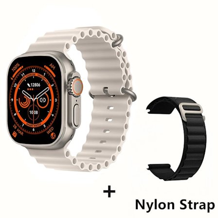 Watch 8 Ultra Smartwatch För Man Kvinna Fitness NFC Original 1:1 IWO Serie 8 BT Samtal Smartklockor För Apple Android Telefon