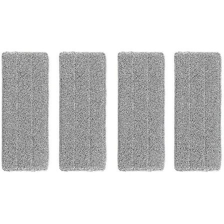 Mopphink och hink system, 4 x dukar, ersättningsdukset med 4 gråa enkla moppar, moppset