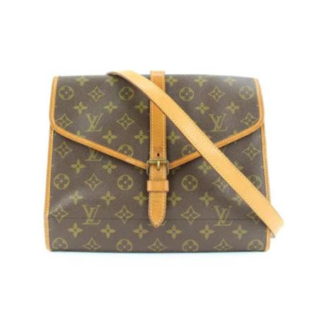 Louis Vuitton Vintage, Pre-owned Canvas louis-vuitton-bags Bruin, Dames, Maat:ONE Size
