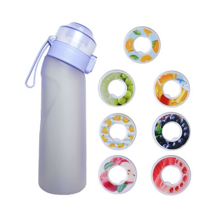 Air Water Up Flaska/Smaksatt vattenflaska - 650 ml - 7 pods ingår - Camping Sport Frosted blue