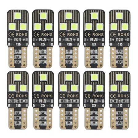 T10 3030 12V LED Lampa Bil LED Positionsljus Lampa Vit Läslampa