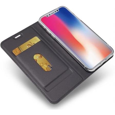 Iphone Xs Flipfodral Smooth Kortfack Svart