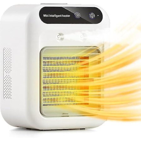 2-i-1 Bärbar Elektrisk Värmefläkt, Mini Luftfuktare Sprayvärmare, 1200W Energieffektiv PTC Keramisk Värmefläkt Med Överhettningsskydd/Omkastningsskydd