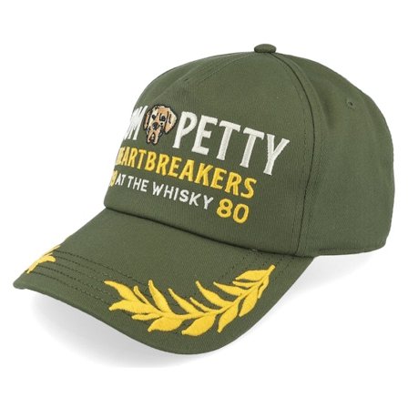 American Needle - Groen Cap - Tom Petty Club Captain Army Green A-Frame Adjustable @ Hatstore