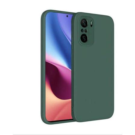 Xiaomi Mi 11i Silikon Mikrofiber Skal Mörkgrön