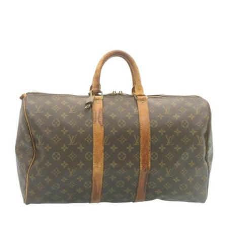 Louis Vuitton Vintage, Pre-owned Keepall 45 Bruin, Dames, Maat:ONE Size