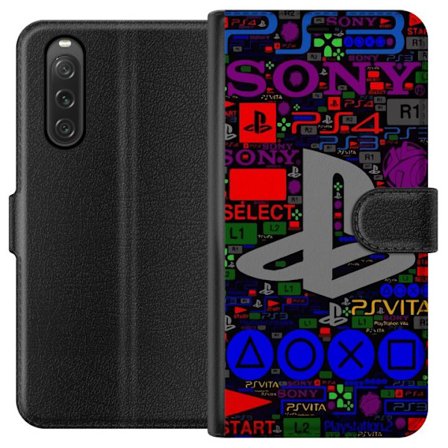 Kompatibelt Plånboksfodral till Sony Sony Xperia 10 V Playstation