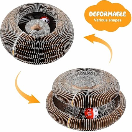 Kattekradsebræt Klokkekugle Foldbar Matte Interaktivt Legetøj