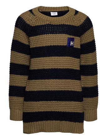 Paul - Pullover Pullover Striktrøje Multi/mønstret Hust & Claire