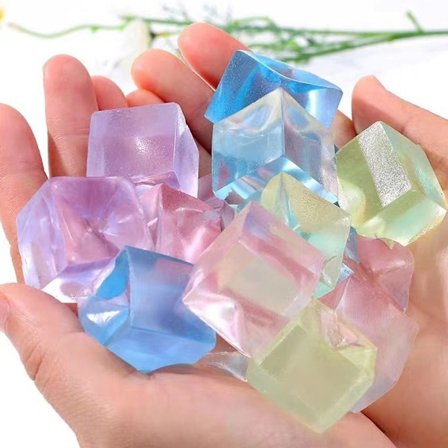 8 st Ice Block Toy Ice Cube Fidget Toy
