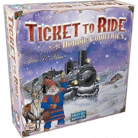 Days of Wonder | Ticket to Ride Nordiske Land | Brettspill | Alder 8+ | For 2 til 3 spillere | Gjennomsnittlig spilletid 30-60 minutter