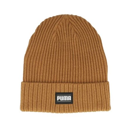 Puma - Brun cuff Beanie - Ribbed Classic Beanie Caramel Latte Cuff @ Hatstore