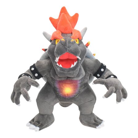 Nintendo Mario Bros Fury Bowser Plyschleksak Gosedjur (BR)