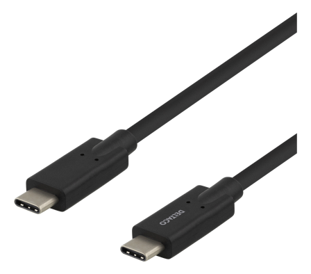 Deltaco USB type C-kabel - USB-C til USB-C - 2 m