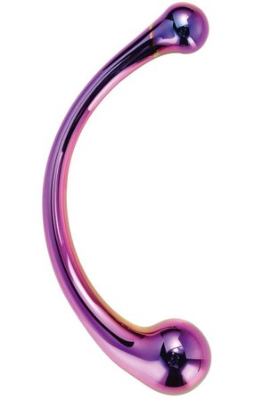 Dream Toys Glamour Glass Curved Wand Lasidildo