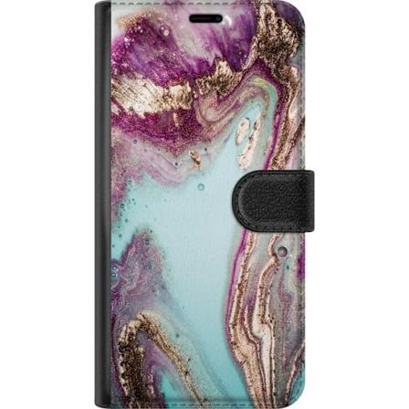 Samsung Galaxy S24 FE Lommeboketui Lilla marmor