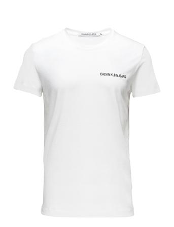Chest Institutional Slim Ss Tee T-shirt Hvid Calvin Klein Jeans