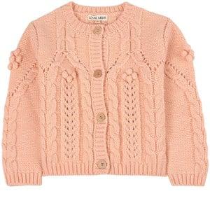 Kids - Louise Misha Blush Sookie Knit Cardigan - Jumpers and knitwear - 24 months - Pink