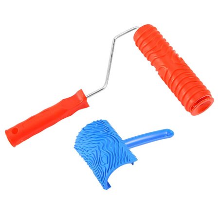 Imitation Wood Pattern Työkalusarja Eg300t 7 Tuuman Kumirulla + Ms16 Imitation Realistic Wood Grain T