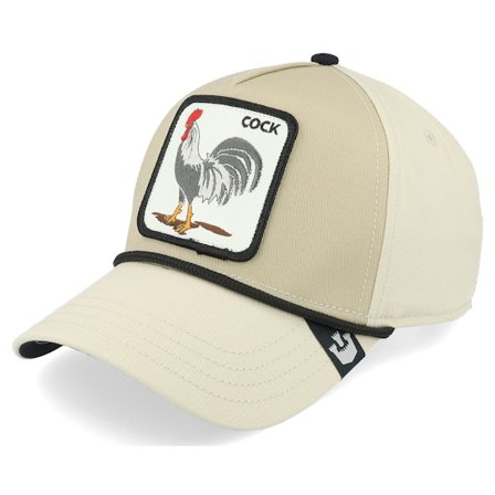 Goorin Bros. - Beige adjustable Kasket - Rooster 100 Cream Twill A-Frame Adjustable @ Hatstore