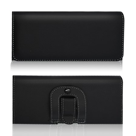 Universell horisontell mobiltelefonbältesväska, mobiltelefonskyddsbälte för män, mobiltelefonbältesväska för äldre