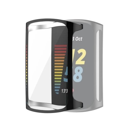 För Fitbit Charge 5 Full Coverage TPU galvanisering Case