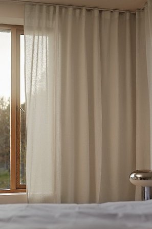 Jotex - Gordijn Linnenmix 1 Lengte Extra Breed Linnenbeige linnenbeige - LILL - Koop Multifunctionele gordijnen bij Jotex