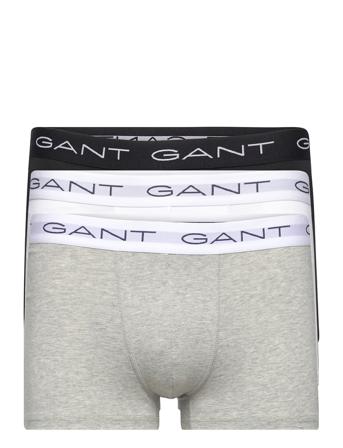 Trunk 3-Pack Boxershorts Grå GANT