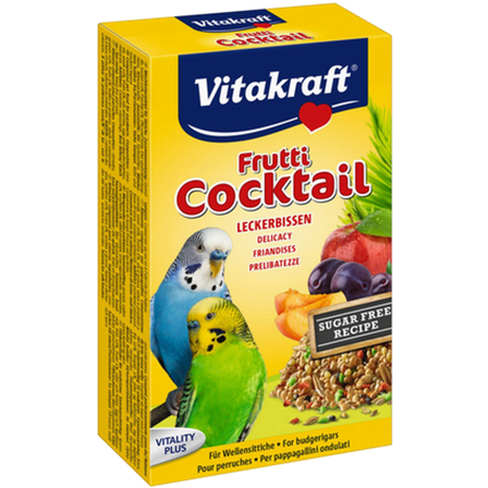 Vitakraft - Cocktail Undulat frukt 200 g - Fuglegodteri & kräcker - Fuglegodteri & fruktcocktail - ZOO.no