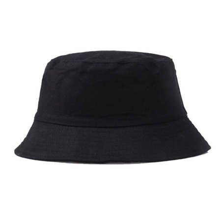 Svart Fiskehatt Bucket Hat Beanie Hat svart én størrelse