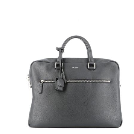 Saint Laurent Vintage Messenger Tass , Zwart , Dames , Maat: ONE Size Vintage Tassen