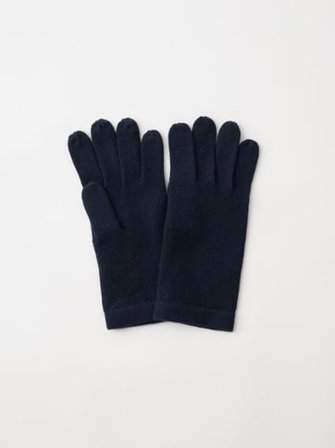 Soft Goat - Men's Gloves - Cashmere gloves - M - Navy