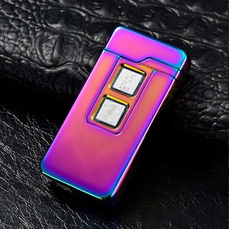 Vandtæt lighter til udendørs brug, elektrisk lysbuelighter, genopladelig, vindtæt, flammeløs lighter til camping