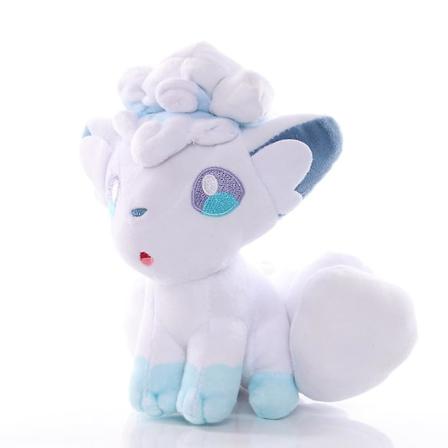 20cm Vulpix Alola Vulpix plysjleke plysj myk kosedyr - hvit