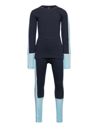 Jr Lifa Merino Midweight Set Base Layers Base Layer Sets Blå Helly Hansen*Betinget Tilbud