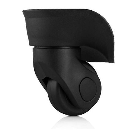 Par Kuffert Hjul Universal Holdbar Støjsvag Gummi Multi-Direktionel Udskiftningshjul til Kuffert Bagage Udskiftnings Reparationshjul (Stor Bl