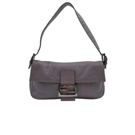 Fendi Vintage Pre-owned Leather fendi-Tass , Paars , Dames , Maat: ONE Size Vintage Tassen