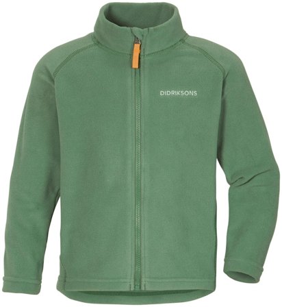 Didriksons Monte Kids' Full Zip 7 Children Mid layer tops Green 100