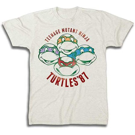 Teenage Mutant Ninja Turtles '87 Vuxen T-shirt