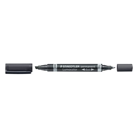 Staedtler Folienstift Lumocolor DUO F+B 348B perm. Variante: schwarz, [23]
