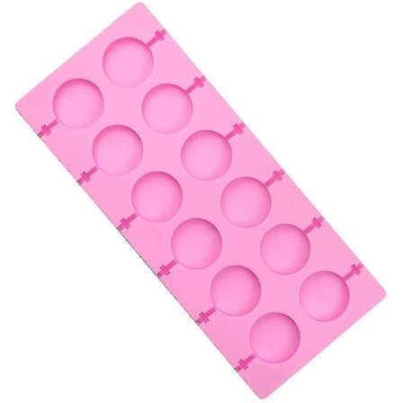 Lollipop Silikonform Bageform Chokolade Kiks Ba Mold Værktøj